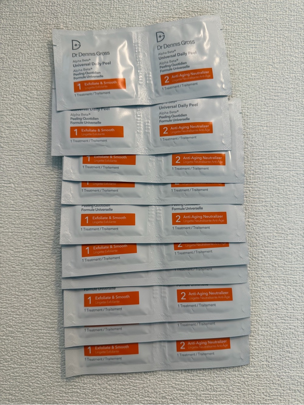 10 sets x Dr Dennis Gross Universal Daily Peel